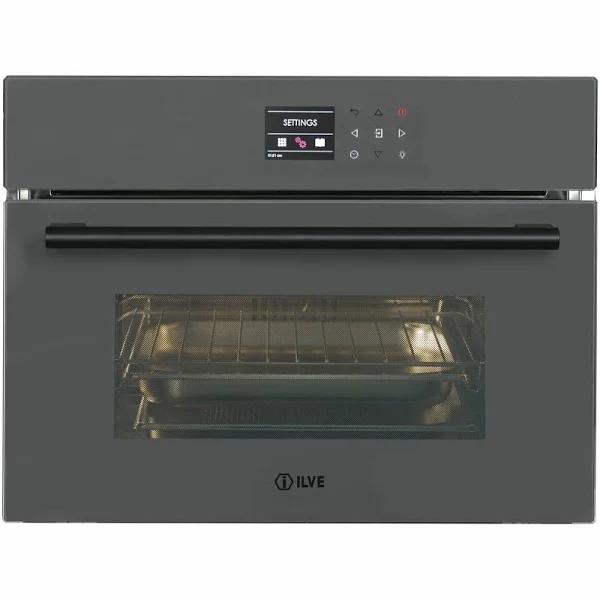 Ilve ILCS45GV 45cm Grigio Lusso Compact Combi-Steam Oven