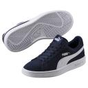 Smash V2 Suede Jr Sneakers - Youth 8-16 Years in Peacoat/White, Size 5 by Puma