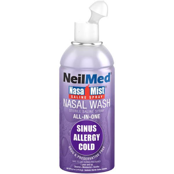 NeilMed NasaMist Saline Spray All-in-one