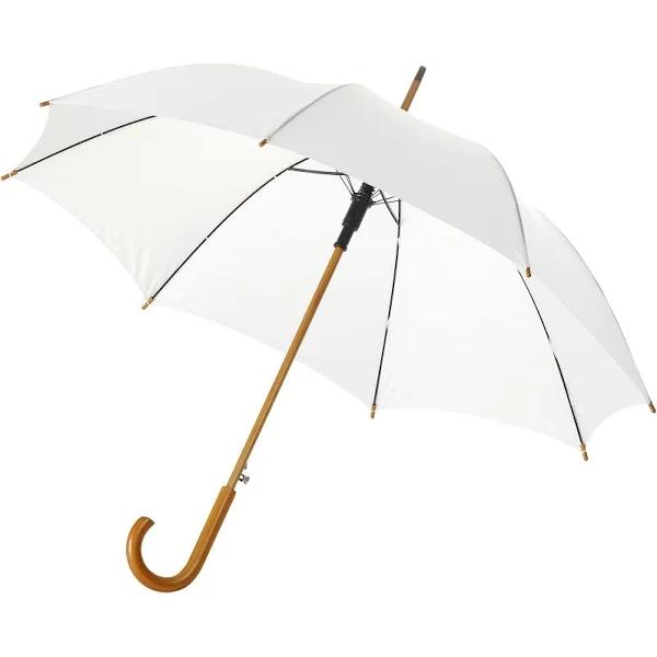 Bullet 23in Kyle Automatic Classic Umbrella (Pack of 2) White Automatic Umbrella