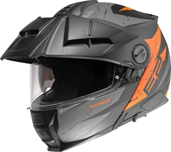 Schuberth E2 Explorer Helmet, black-orange, Size 53