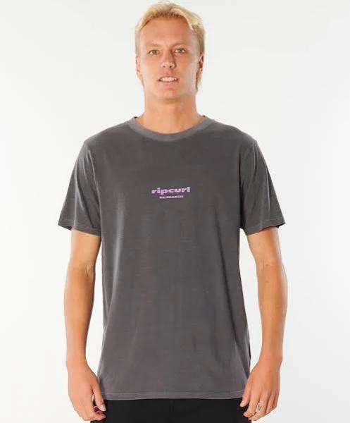 Rip Curl Re:search Logo Tee (Colour: Washed Black, Size: S)