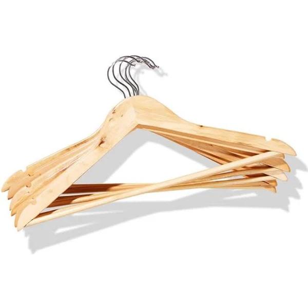 Kmart 6 Wooden Hangers