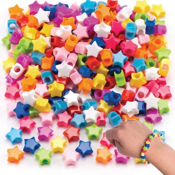 Star Pony Beads (Pack of 400) Jewellery Making