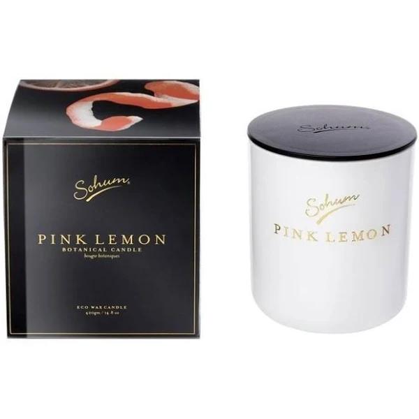 Sohum Pink Lemon Eco Candle 420g