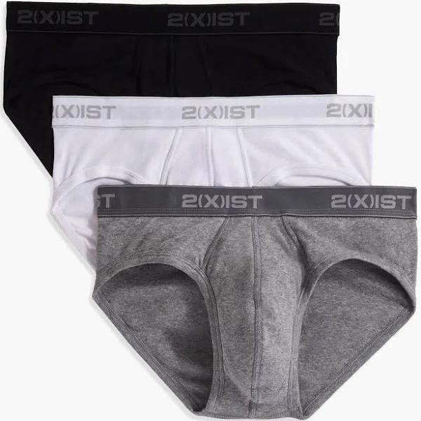 2(X)IST Mens Essential Cotton 3 Pack No-Show Brief