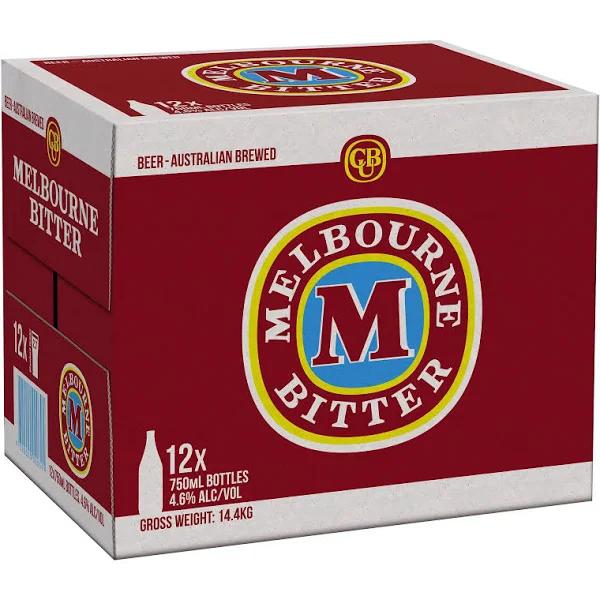 Melbourne Bitter Beer Case 12 x 750ml Bottles