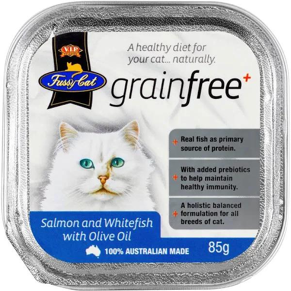 Fussy Cat Grainfree Salmon & Whitefish with Olive Oil Cat Food