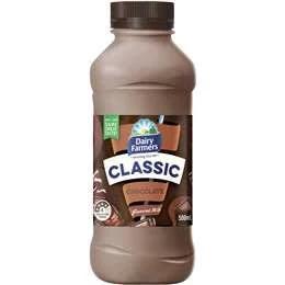 Dairy Farmers Classic Chocolate Flavoured Milk 500ml