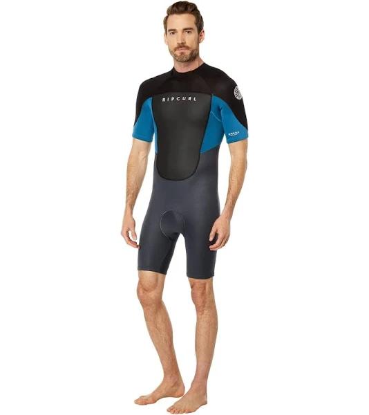 Men's Rip Curl Omega 2mm Back Zip Spring Springsuit (Colour: Blue, Size: S)