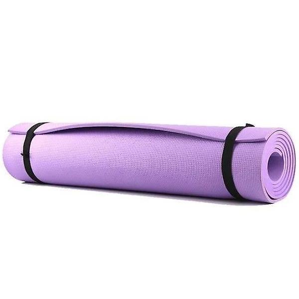 6mm Eva Yoga Mat Fitness Pilates Home Gym Non Slip Exercise Purple Pink Blue