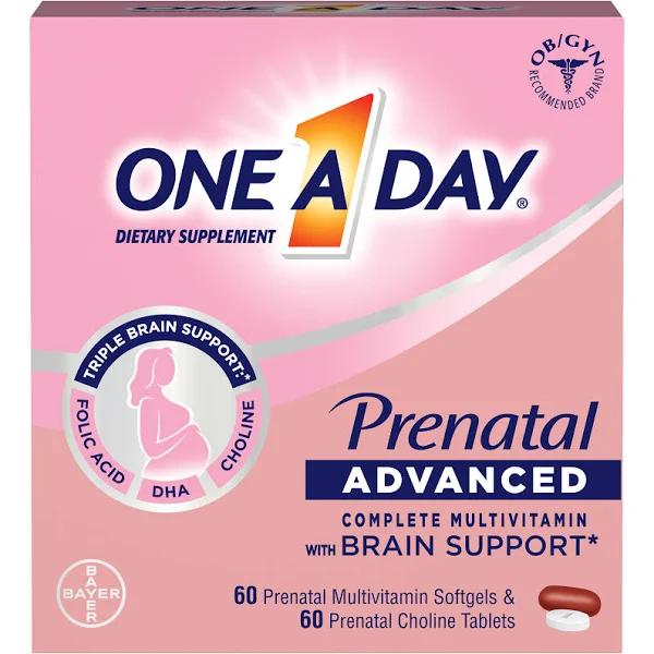 One A Day Women‚Äôs Prenatal Advanced Complete Multivitamin with Brain Support*