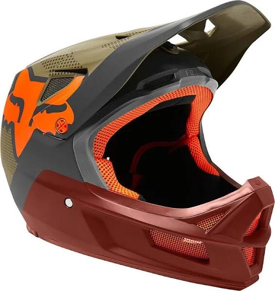 Fox Racing MTB Rampage Comp MIPS Downhill Helmet Orange L