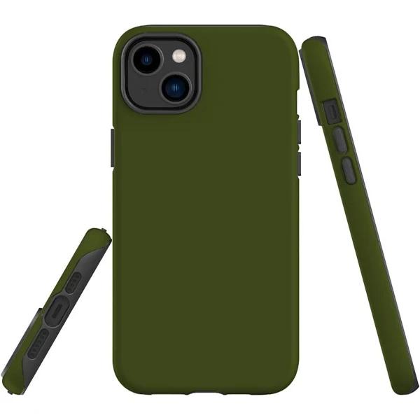 WOYC iPhone 14 Case Tough Protective Cover, Army Green