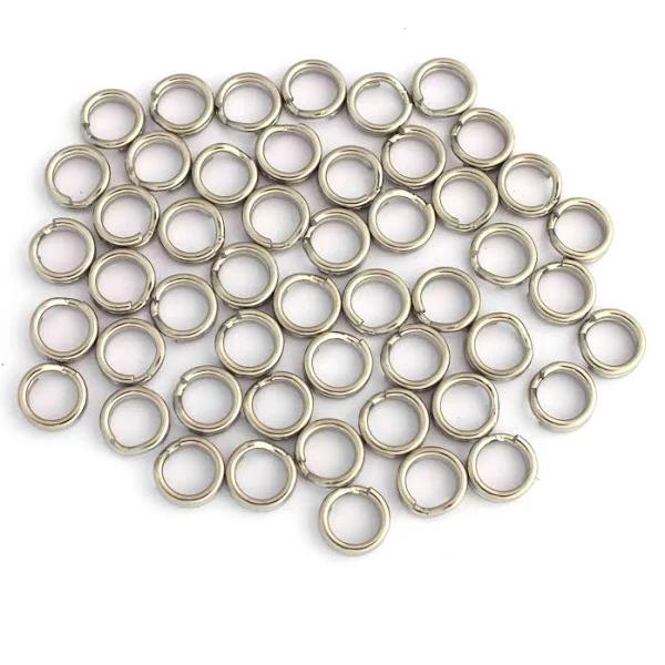 Catch Control Split Rings Stainless Steel 50pk