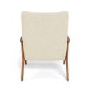 Penny Fabric Occasional Armchair Ivory by Freedom