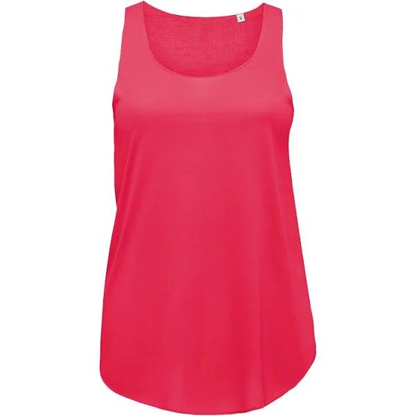 SOLS Ladies Jade Tank Top (Neon Coral) (2)