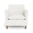 Harbour Fabric Occasional Chair White by Freedom