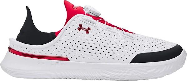 Under Armour SlipSpeed Mens Training Shoes White/Red US 14