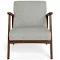 Den Fabric Occasional Armchair Grey by Freedom