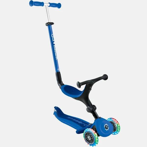 Globber Go Up Active with Lights - Navy Blue/ Dark Blue