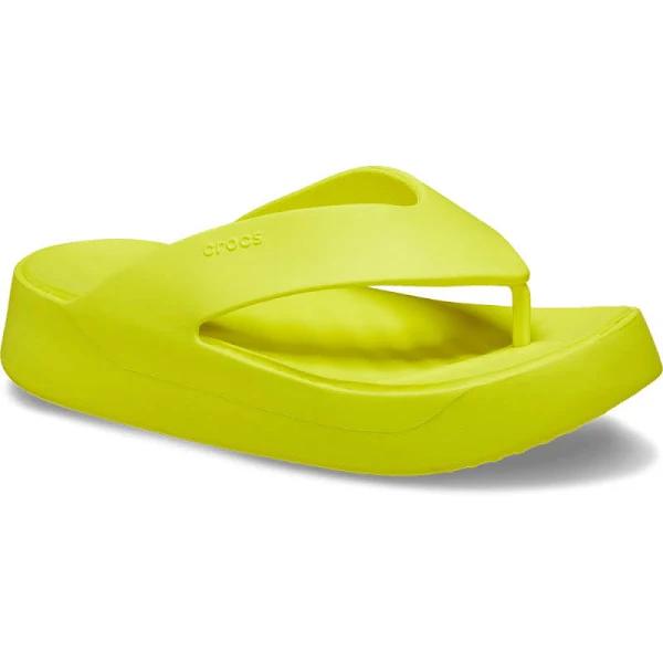 Crocs Getaway Platform Flip Flops Yellow EU 39-40 Woman