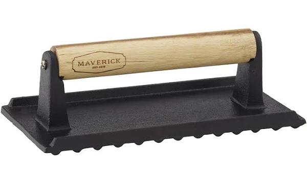 Maverick Cast Iron Press Acacia Handle