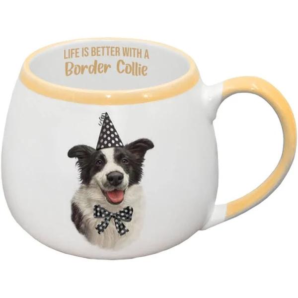 Splosh Painted Pet Border Collie Mug