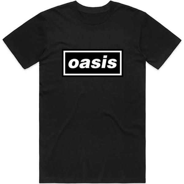 Oasis Black T Shirt - Decca Logo