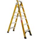 Gorilla Dual Purpose Ladder 1.8-3.2m (6-11ft) Fibreglass 150kg Industrial FDM006-I