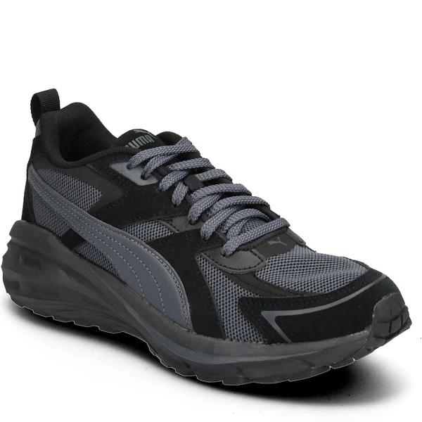 Puma Hypnotic Black Strong Gray Lace Up Sneakers Black Strong Gray Mens Sneakers Casuals Shoes