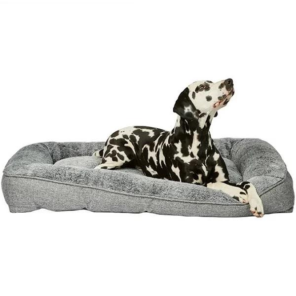 All Day Cosy Cottage Rect Dog Basket Grey XL-122x91x15cm