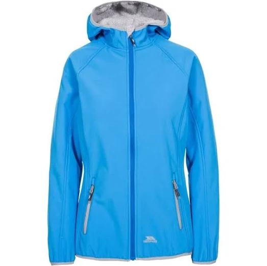 Trespass Womens Emery Softshell Fleece Vibrant Blue XXS