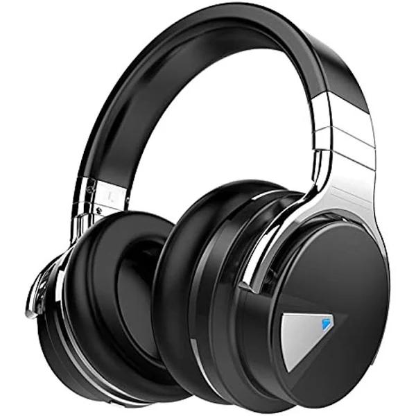 Silensys E7 Active Noise Cancelling Headphones Bluetooth Black