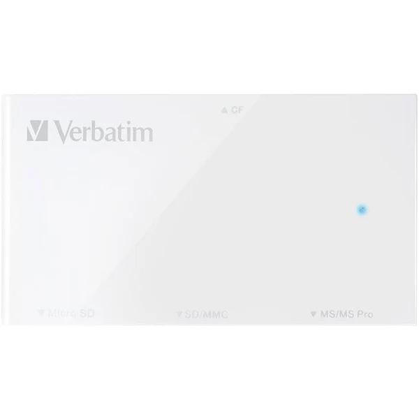 Verbatim 4-in-1 Universal USB 3.0 Memory Card Reader - White