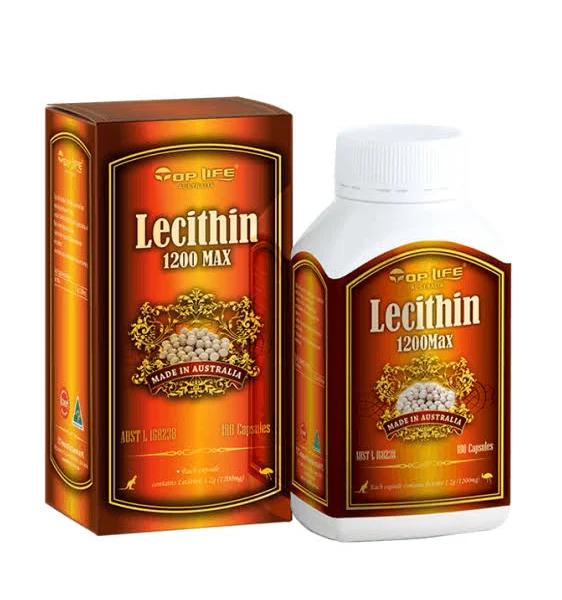 Top Life Lecithin 1200 Max 180 Capsules