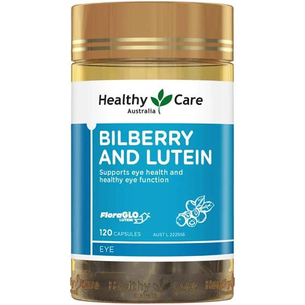 Healthy Care Bilberry and Lutein (120 Capsules)