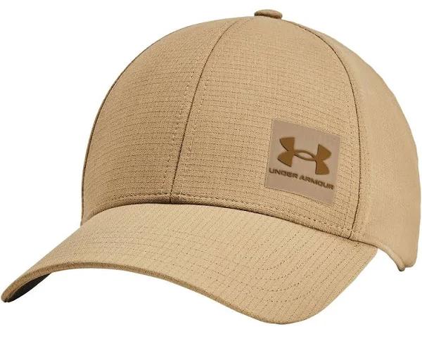 Under Armour Iso-Chill Armourvent Str Cap Beige S-M Man