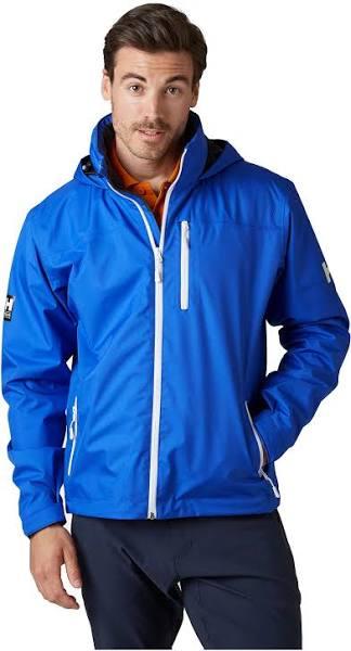 Helly Hansen Crew Hooded Midlayer Jacket Electric Blue - L