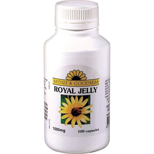 Nature's Goodness Royal Jelly 1000mg 100 Capsules