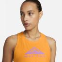 Nike Womens Dri-FIT Trail Running Tank Orange XL