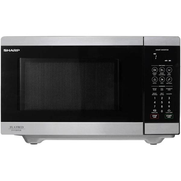 Sharp 26L Electric Flatbed Inverter Microwave Stainless Steel