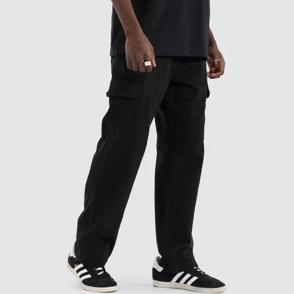 Kiss Chacey Men's Seattle Cargo Pants in Black | Size 38