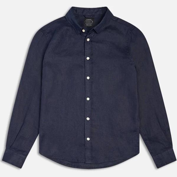 Indie Kids by Industrie The Indie Tennyson Long Sleeve Shirt in Navy 10