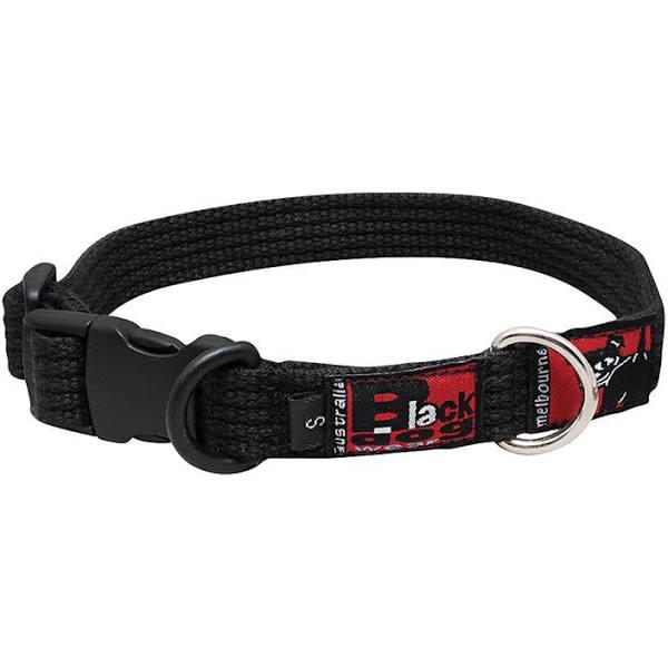 Black Dog Wear Standard Collar 24-36cm Small Black 19mm