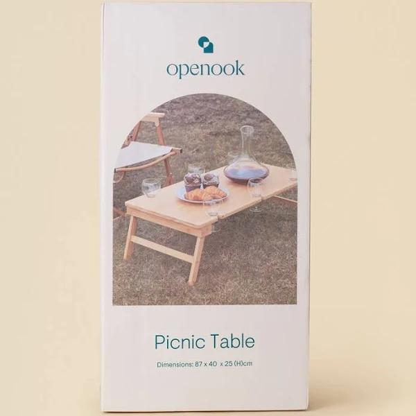 Openook Wooden Picnic Table