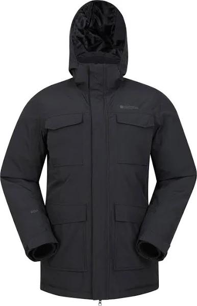 Mountain Warehouse Mens Concord Extreme Down Long Length Jacket Black XS Mixed Mens Jacket