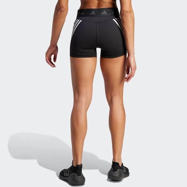 Adidas Techfit Hyperglam 3-Inch Short Leggings, S