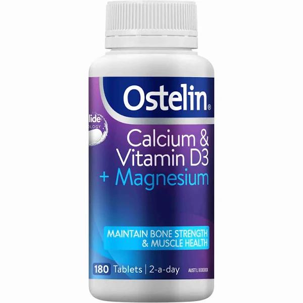 Ostelin Calcium & Vitamin D3 + Magnesium 180 Tablets