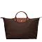 Longchamp Le Pliage Original Small Canvas & Leather Tote Travel Bag